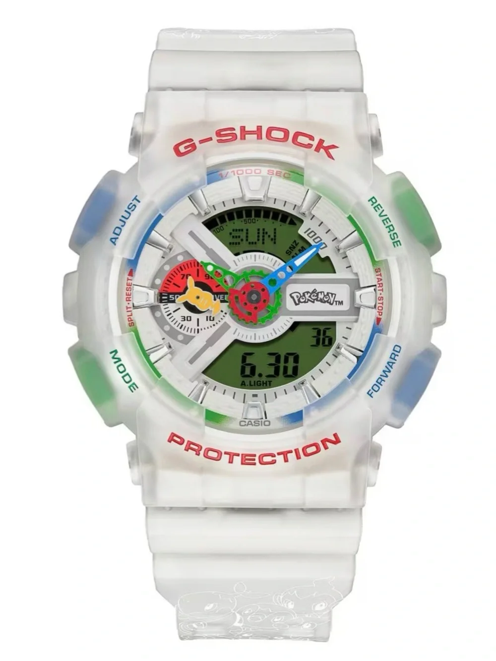 Casio G-Shock x Pokemon Analog Digital 110 Series | GA-110PKM-7A, Limited Ed.